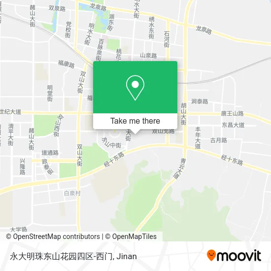 永大明珠东山花园四区-西门 map