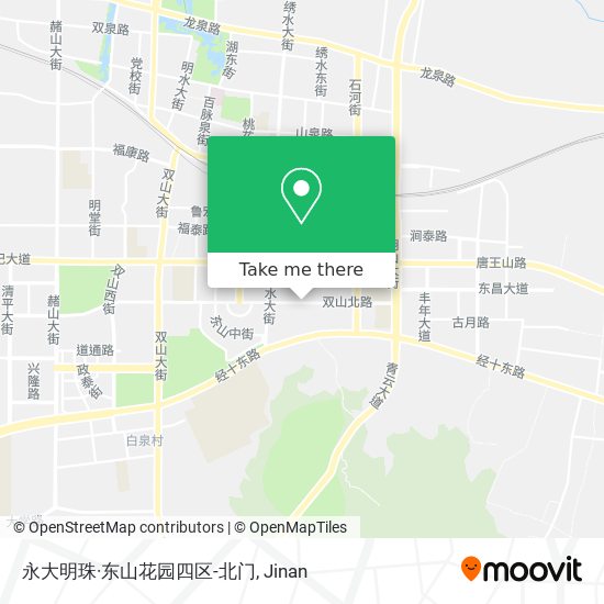 永大明珠·东山花园四区-北门 map