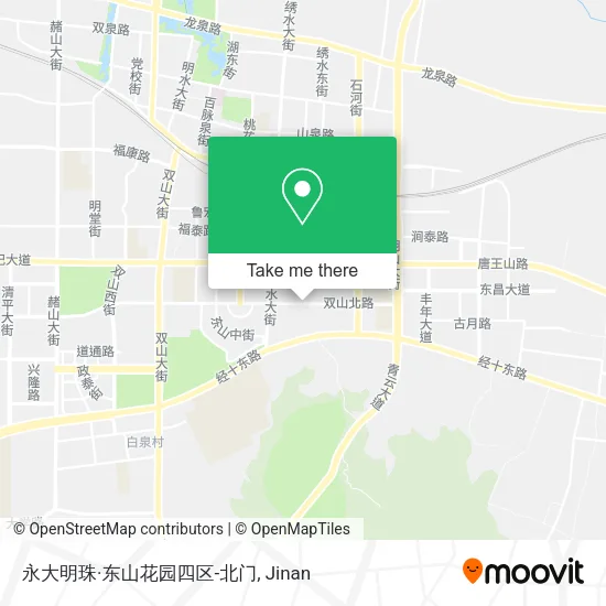 永大明珠·东山花园四区-北门 map