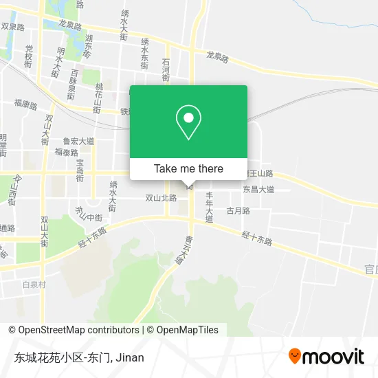 东城花苑小区-东门 map