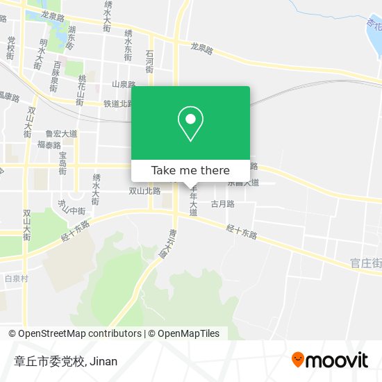 章丘市委党校 map