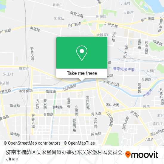 济南市槐荫区吴家堡街道办事处东吴家堡村民委员会 map