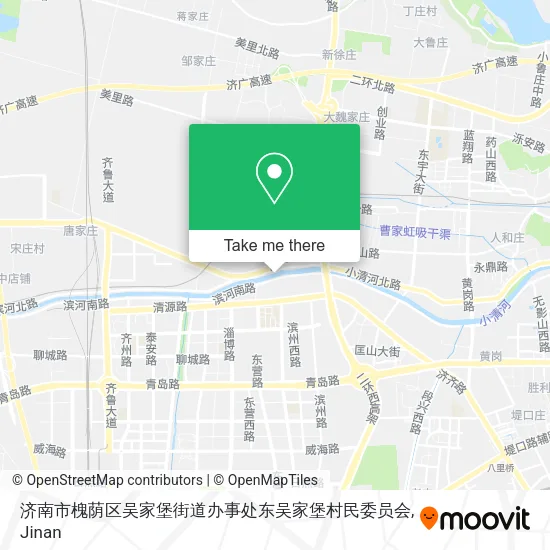 济南市槐荫区吴家堡街道办事处东吴家堡村民委员会 map