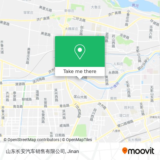 山东长安汽车销售有限公司 map
