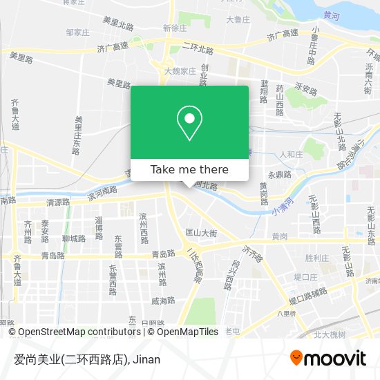 爱尚美业(二环西路店) map