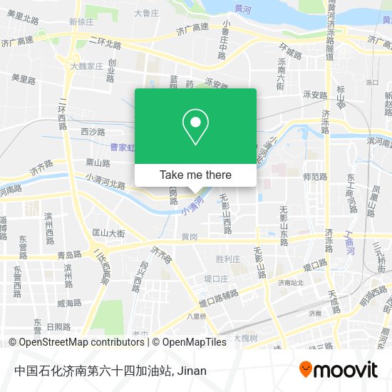 中国石化济南第六十四加油站 map