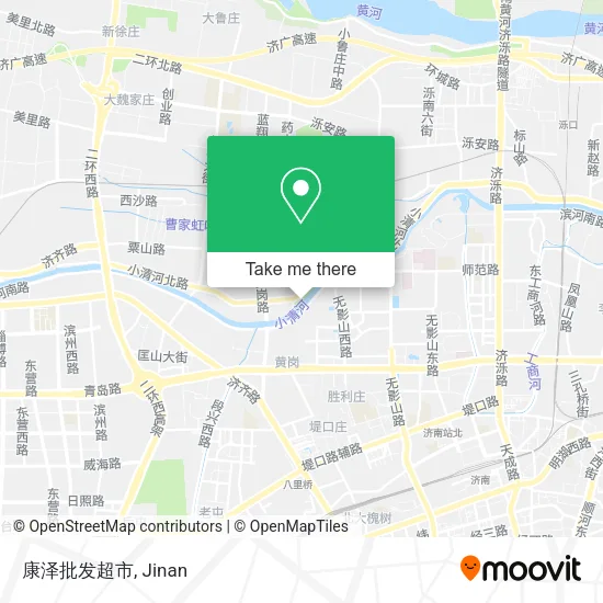 康泽批发超市 map