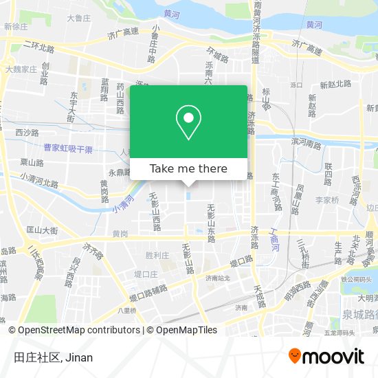 田庄社区 map
