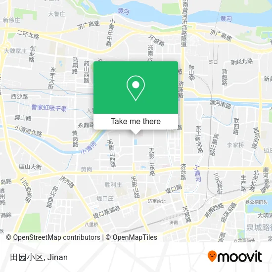 田园小区 map