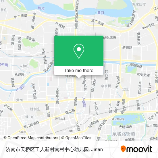 济南市天桥区工人新村南村中心幼儿园 map