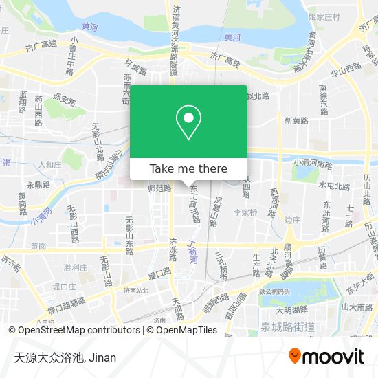 天源大众浴池 map