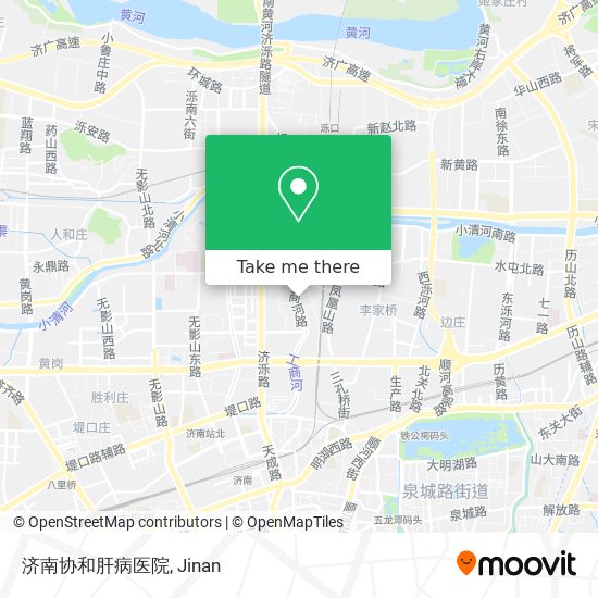 济南协和肝病医院 map
