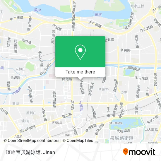 嘻哈宝贝游泳馆 map