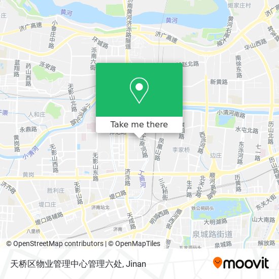 天桥区物业管理中心管理六处 map