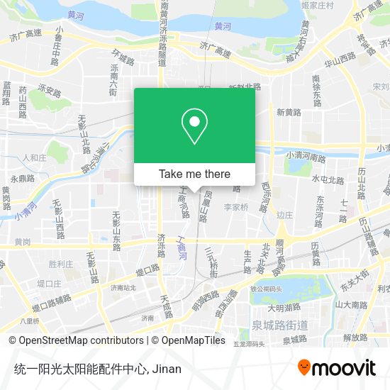 统一阳光太阳能配件中心 map