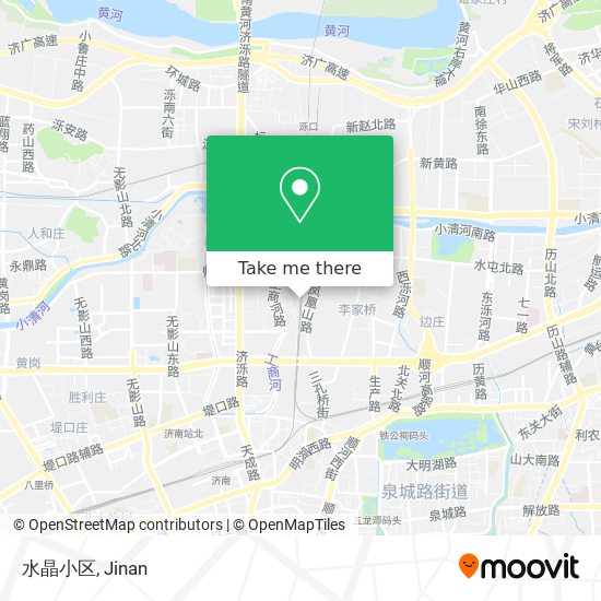 水晶小区 map