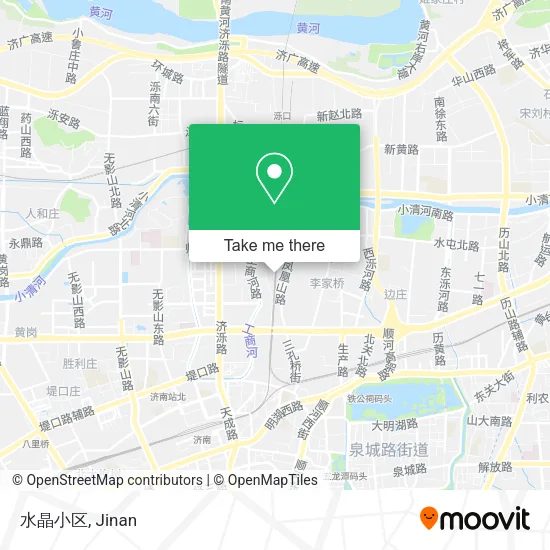 水晶小区 map