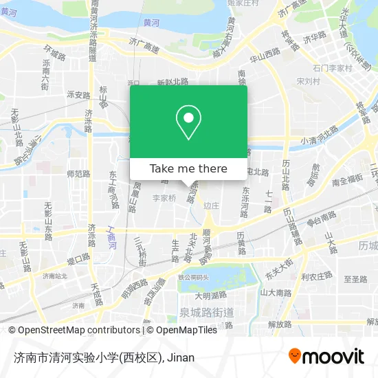 济南市清河实验小学(西校区) map