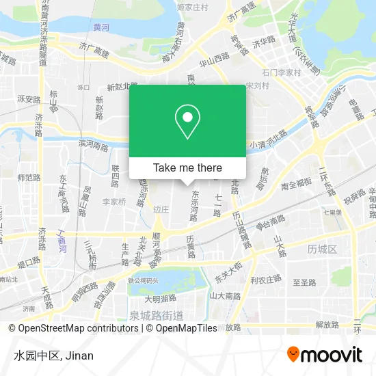 水园中区 map