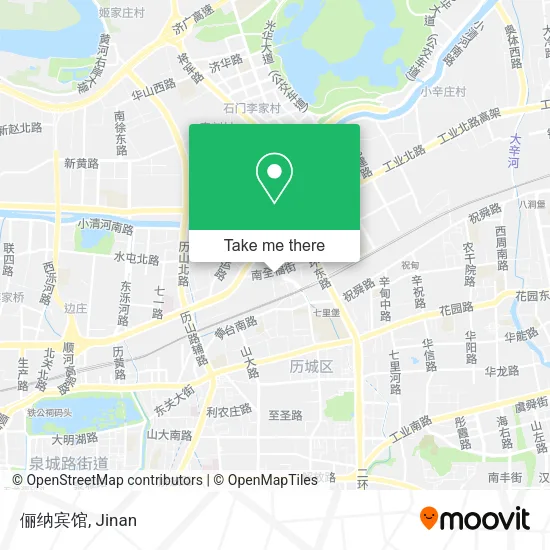 俪纳宾馆 map
