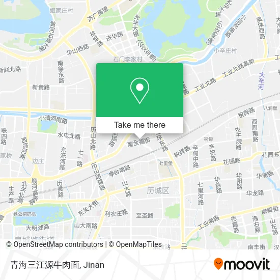 青海三江源牛肉面 map