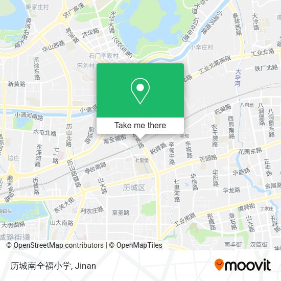 历城南全福小学 map