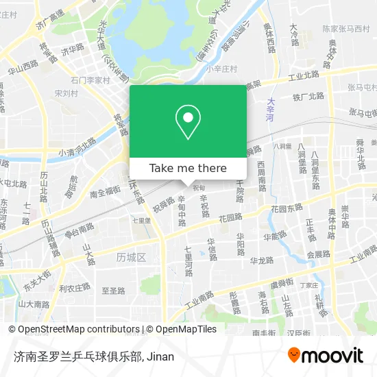 济南圣罗兰乒乓球俱乐部 map