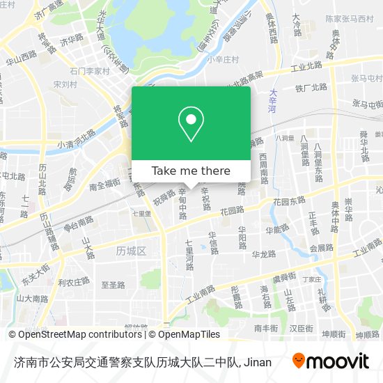 济南市公安局交通警察支队历城大队二中队 map