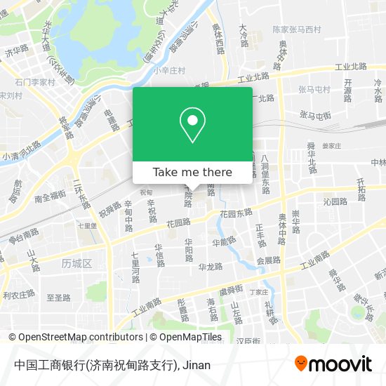 中国工商银行(济南祝甸路支行) map