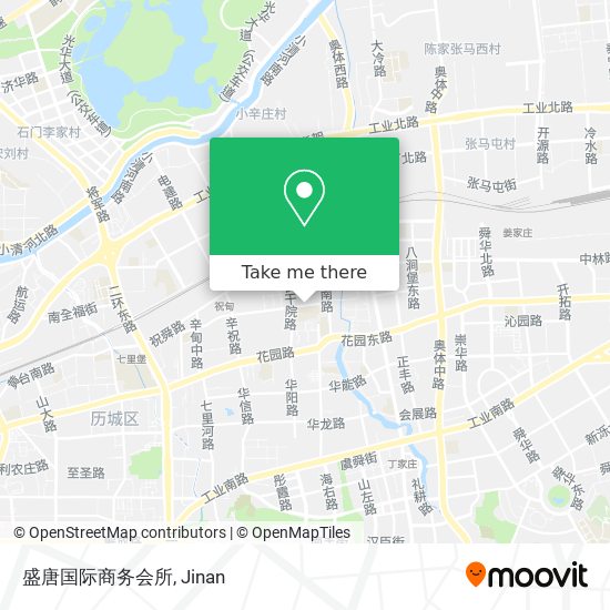 盛唐国际商务会所 map