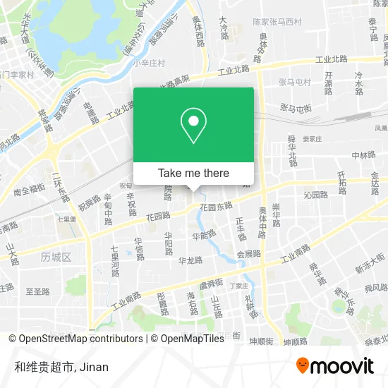 和维贵超市 map