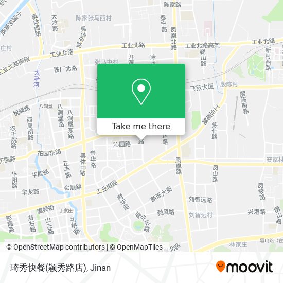 琦秀快餐(颖秀路店) map