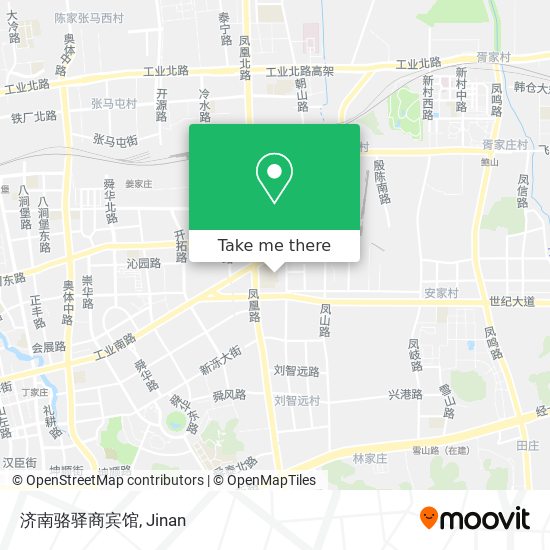 济南骆驿商宾馆 map