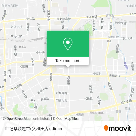 世纪华联超市(义和庄店) map