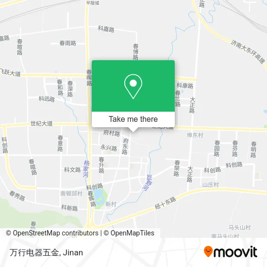 万行电器五金 map