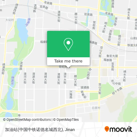 加油站(中国中铁诺德名城西北) map