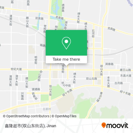 鑫隆超市(双山东街店) map