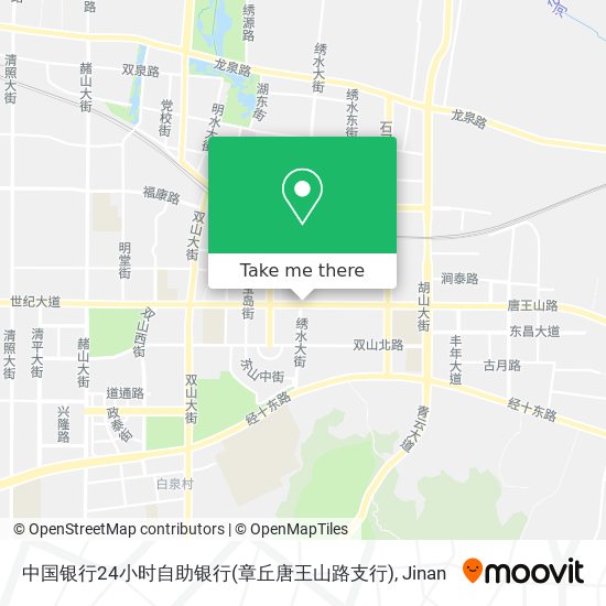 中国银行24小时自助银行(章丘唐王山路支行) map