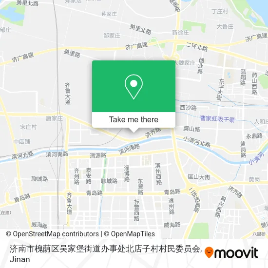 济南市槐荫区吴家堡街道办事处北店子村村民委员会 map