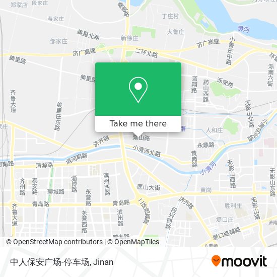中人保安广场-停车场 map