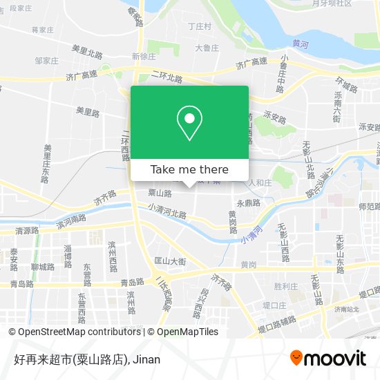 好再来超市(粟山路店) map