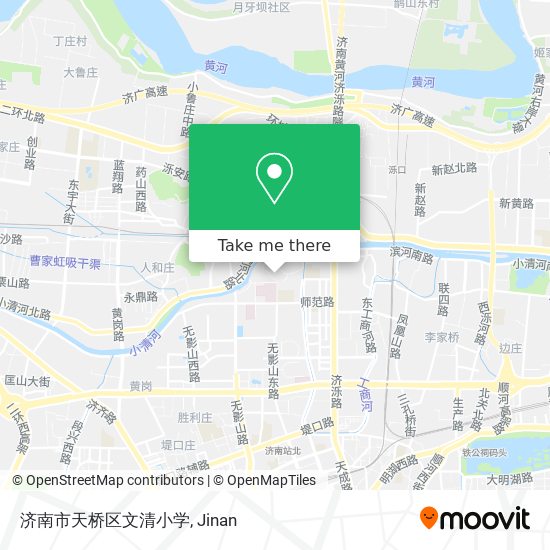济南市天桥区文清小学 map