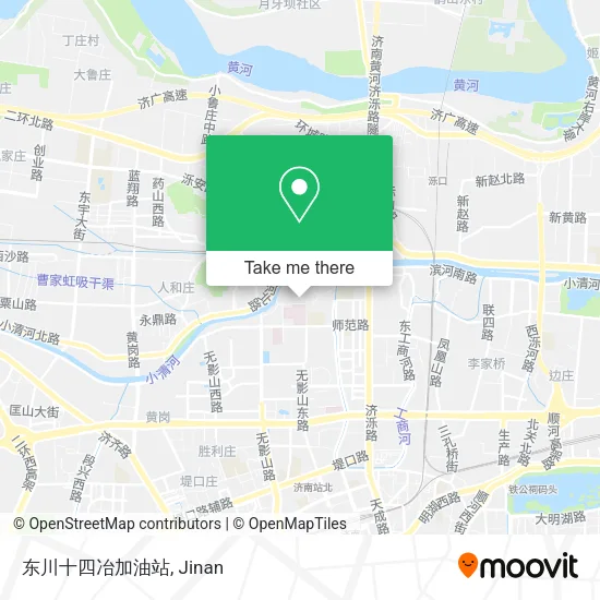 东川十四冶加油站 map