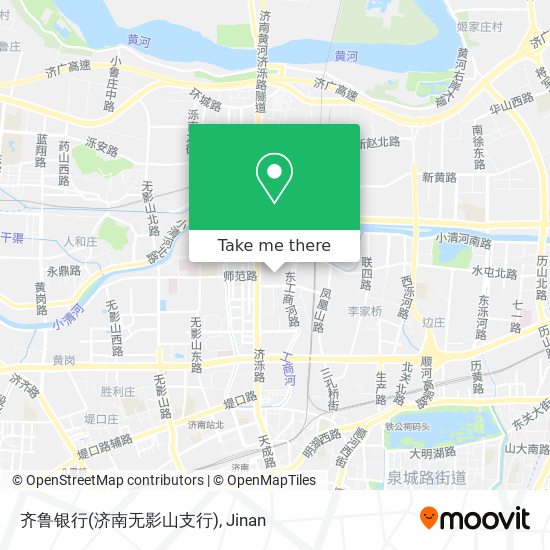 齐鲁银行(济南无影山支行) map