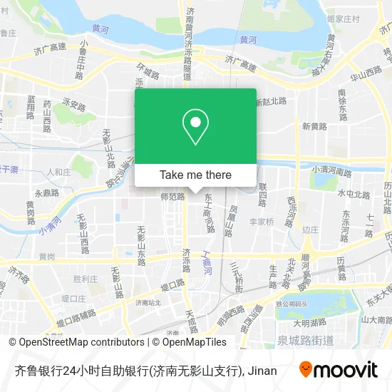 齐鲁银行24小时自助银行(济南无影山支行) map