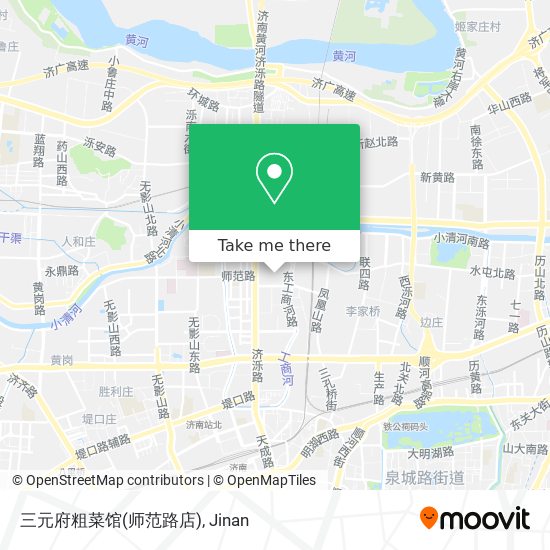 三元府粗菜馆(师范路店) map