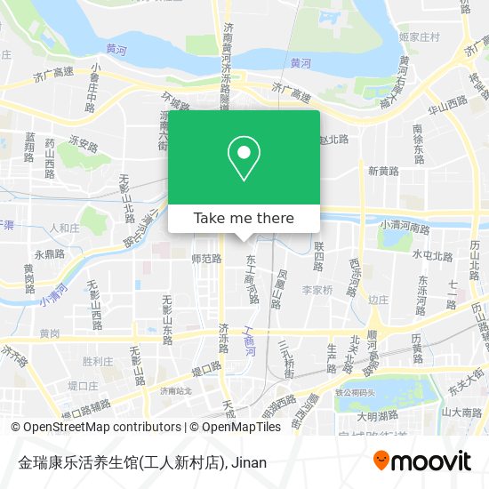 金瑞康乐活养生馆(工人新村店) map