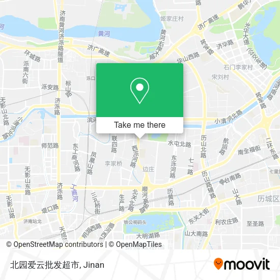 北园爱云批发超市 map