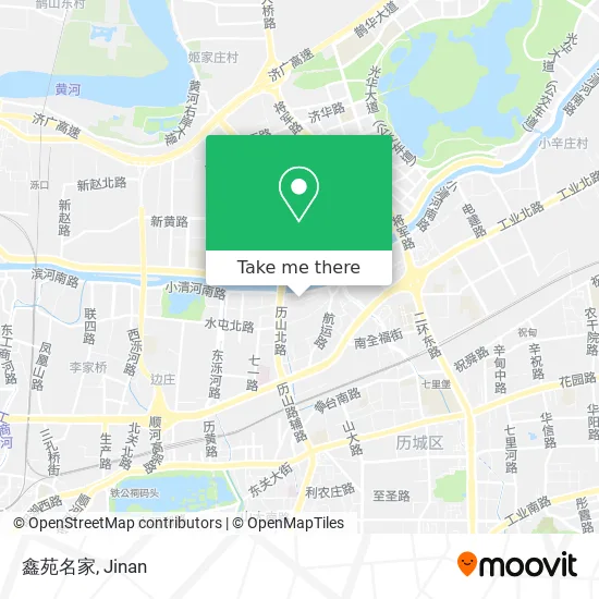 鑫苑名家 map