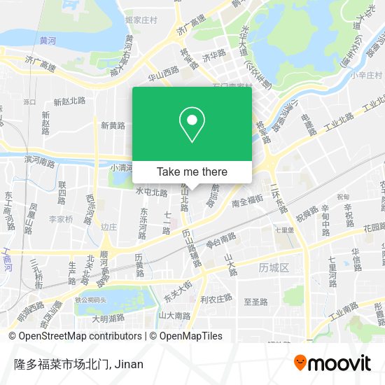 隆多福菜市场北门 map